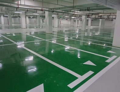 盐城盐城小区停车场标线